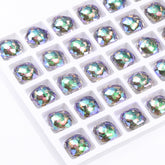 Ghost Light Fantasy Cushion Square Shape High Quality Glass Pointed Back Fancy Rhinestones WholesaleRhinestone